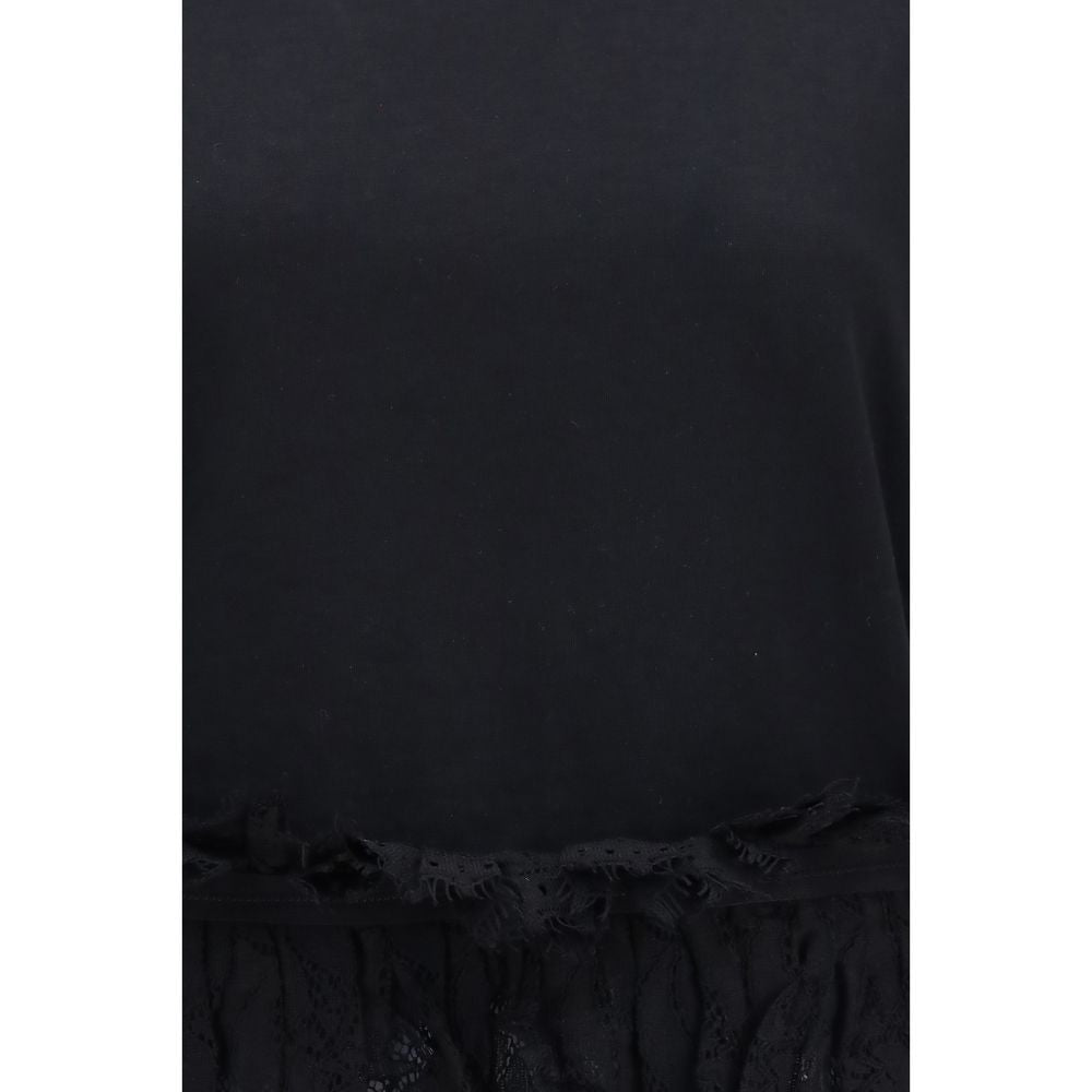 Black Cotton T-Shirt