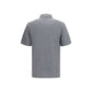 Gray Cotton Polo Shirt