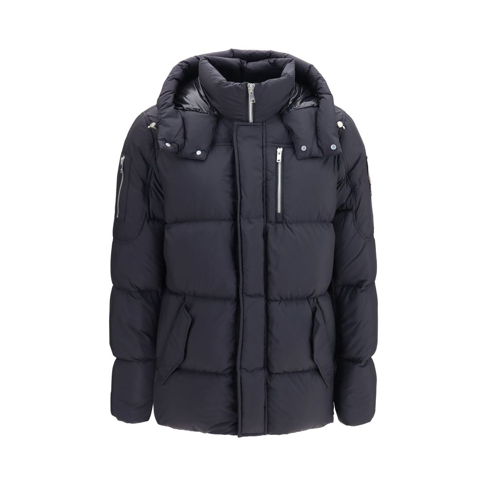 Black Nylon Full-Length Jacket