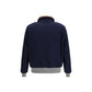 Blue Cashmere Full-Length Jacket