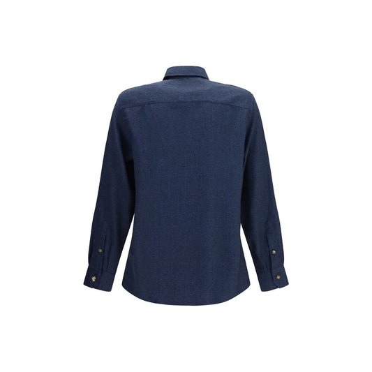 Blue Wool Oves Aries Shirt