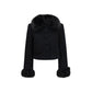 Black Wool Oves Aries Full-Length Jacket