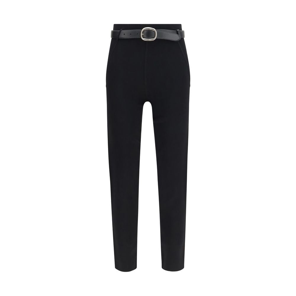 Black Viscose Leggings