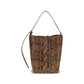 Brown Calf Leather Bos Taurus Backet Bag