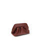 Bordeaux Vegan Leather Clutch Bag