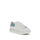 White Calf Leather Bos Taurus Chunky Sneakers