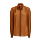 Brown Viscose Blouse