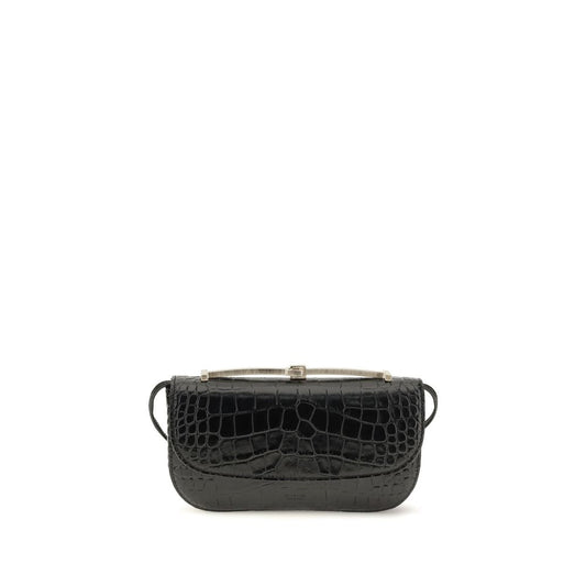 Black Calf Leather Bos Taurus Shoulder Bag
