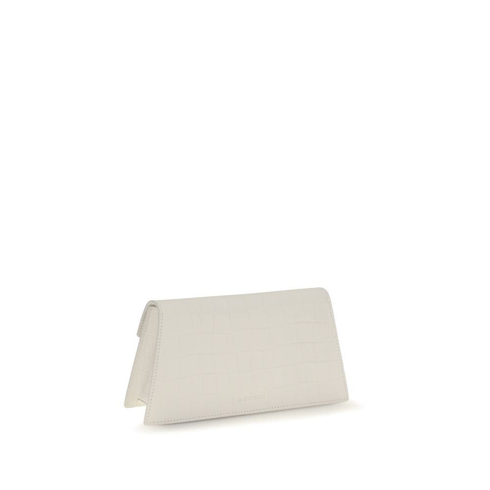 White Calf Leather Bos Taurus Shoulder Bag