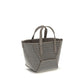 Gray Calf Leather Bos Taurus Shoulder Bag