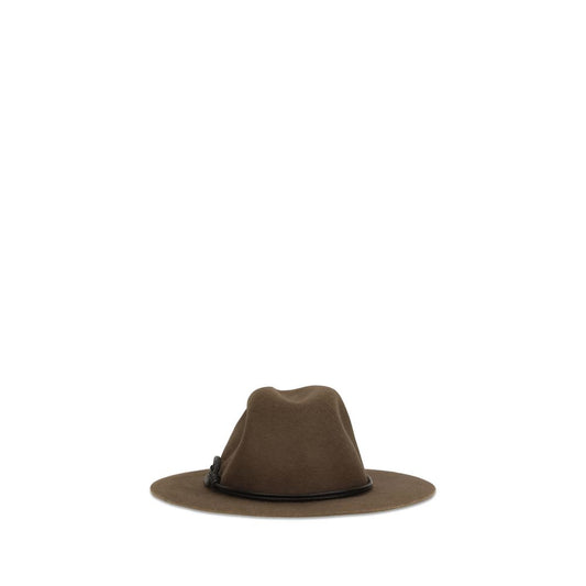 Brown Eco Fabric Fedora
