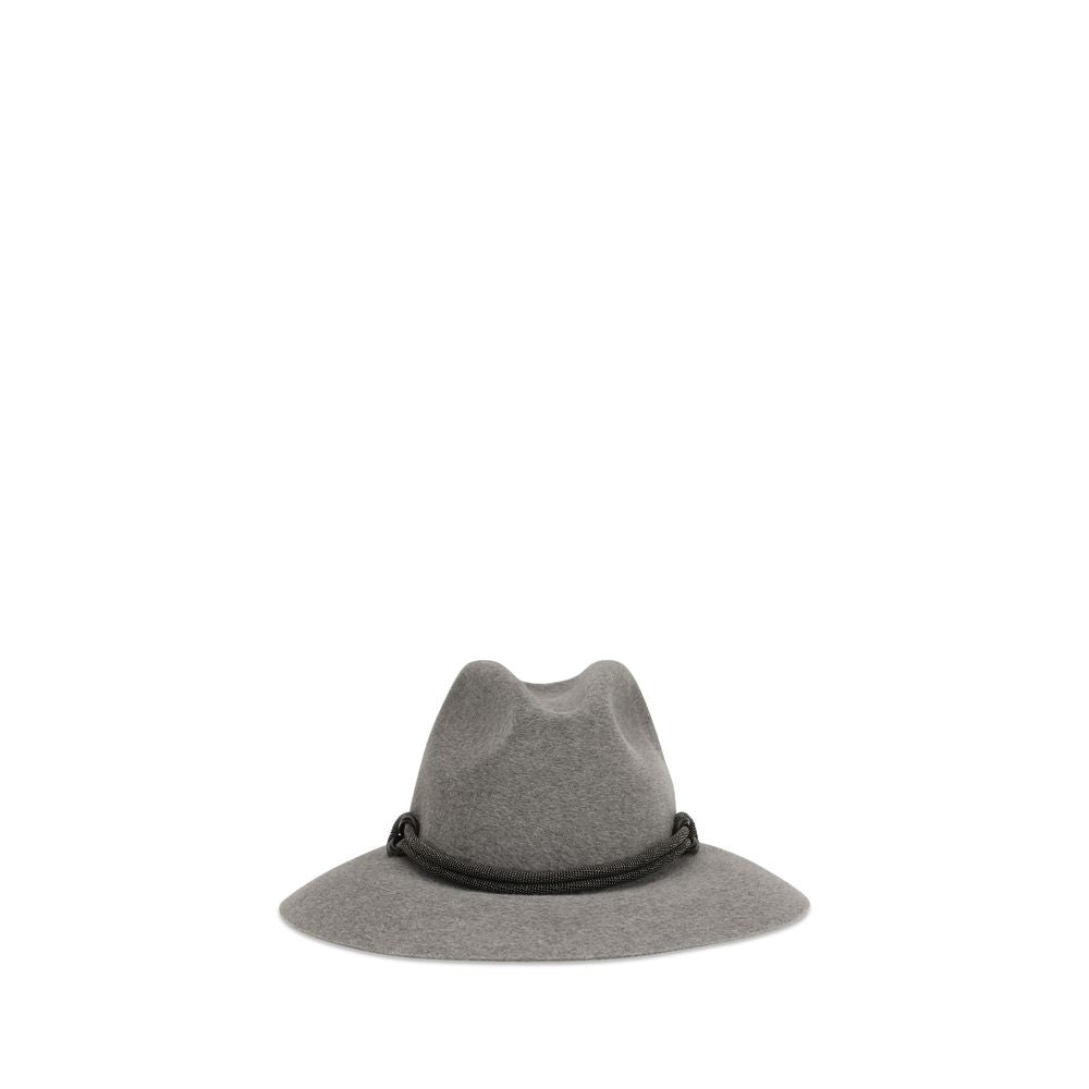 Gray Eco Fabric Fedora