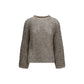 Beige Silk Sweatshirt