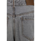 Gray Cotton Jeans Denim