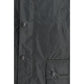Bicolor Cotton Full-Length Jacket