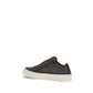 Gray Suede Leather Low Top Sneakers