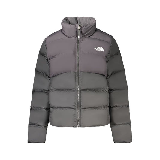 Black Polyester Women Jacket