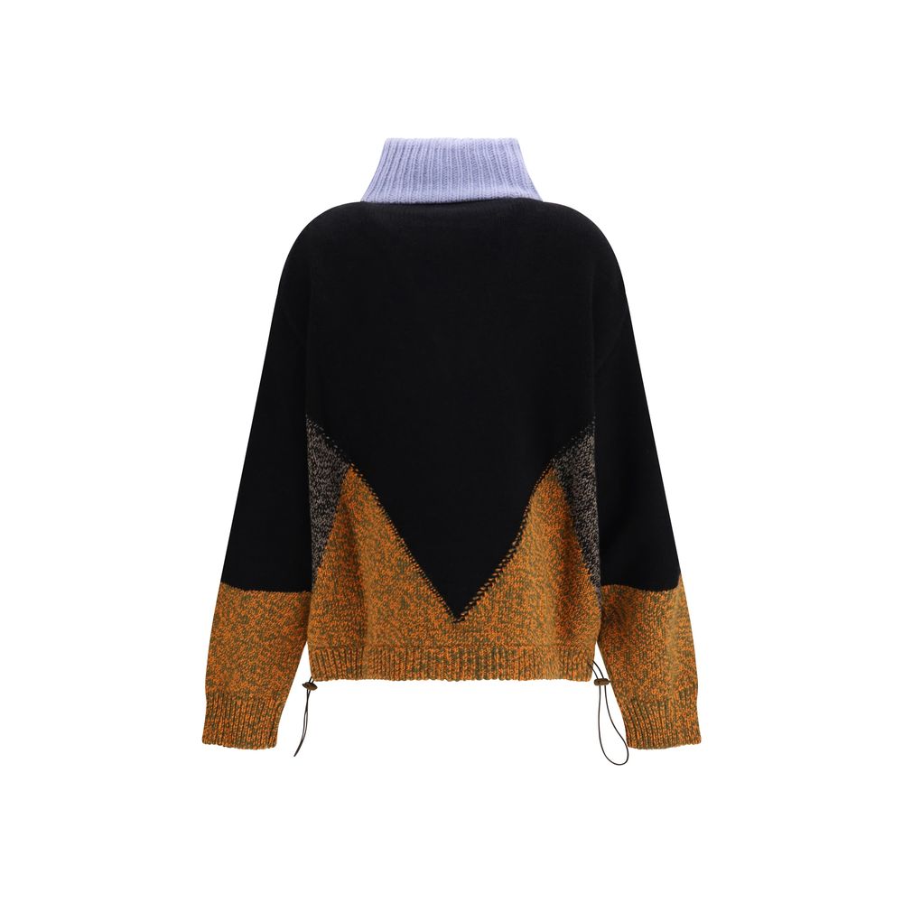 Multicolor Wool Oves Aries Full-Length Jacket