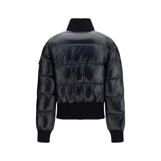 Black Nylon Full-Length Jacket
