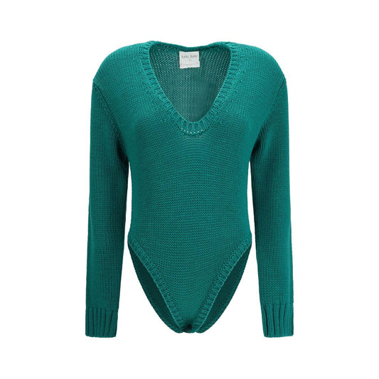 Bicolor Wool Oves Aries Bodysuit