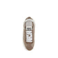 Beige Calf Leather Bos Taurus Low Top Sneakers