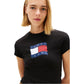 Black Recycled Cotton T-Shirt