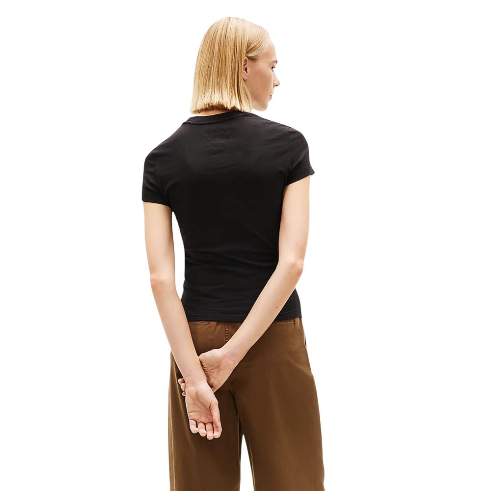 Black Recycled Cotton T-Shirt