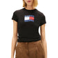 Black Recycled Cotton T-Shirt