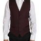 Purple Wool Waistcoat