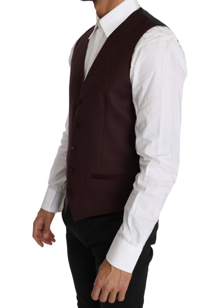 Purple Wool Waistcoat