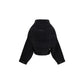 Black Cotton Denim Jacket