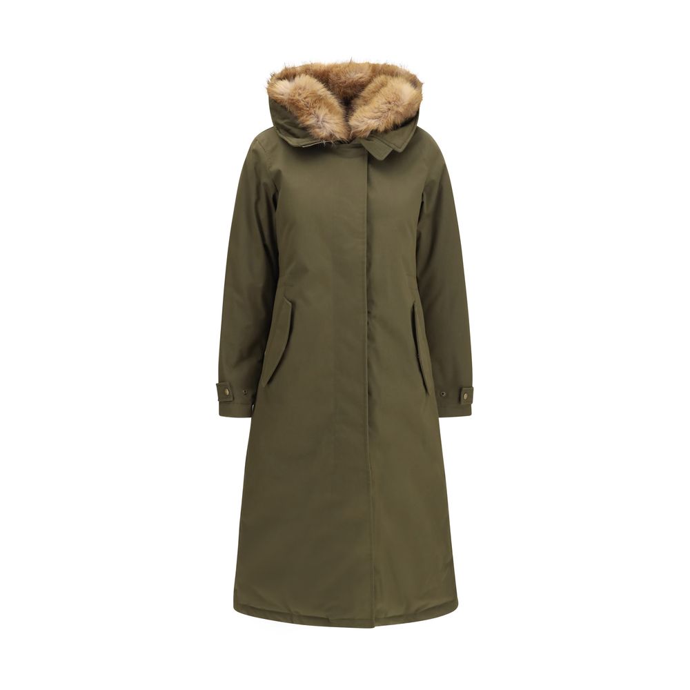 Bicolor Cotton Coat