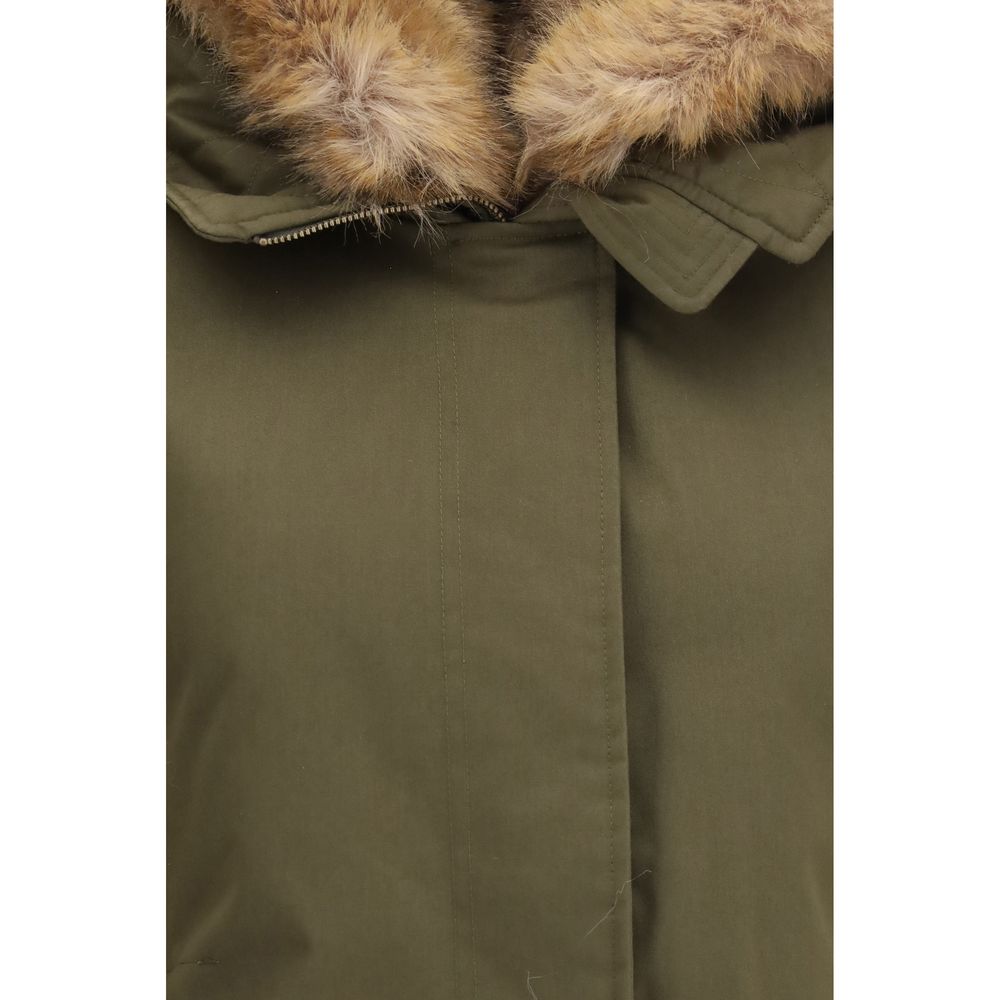 Bicolor Cotton Coat