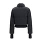 Black Polyamide Full-Length Jacket