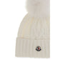 White Wool Oves Aries Beanie