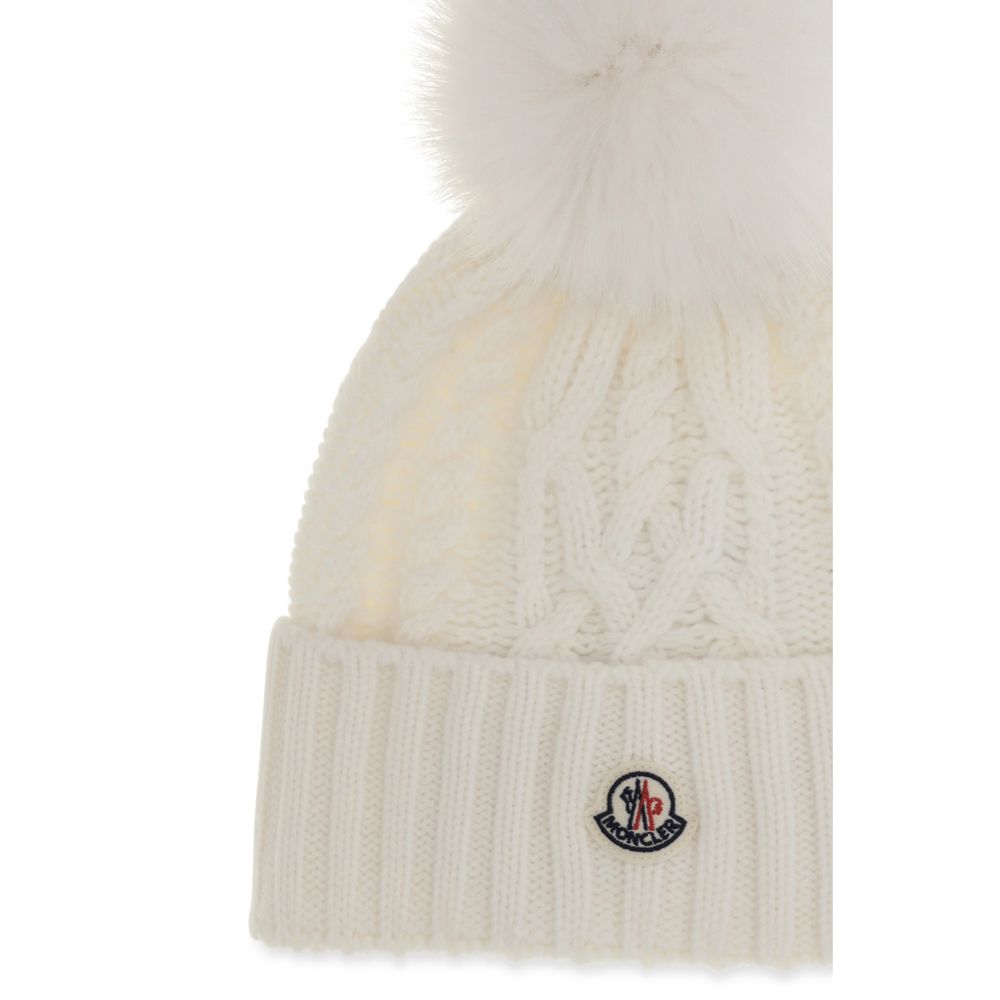 White Wool Oves Aries Beanie