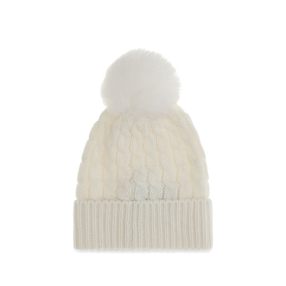 White Wool Oves Aries Beanie
