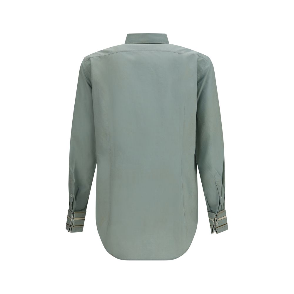Bicolor Cotton Dress Shirt