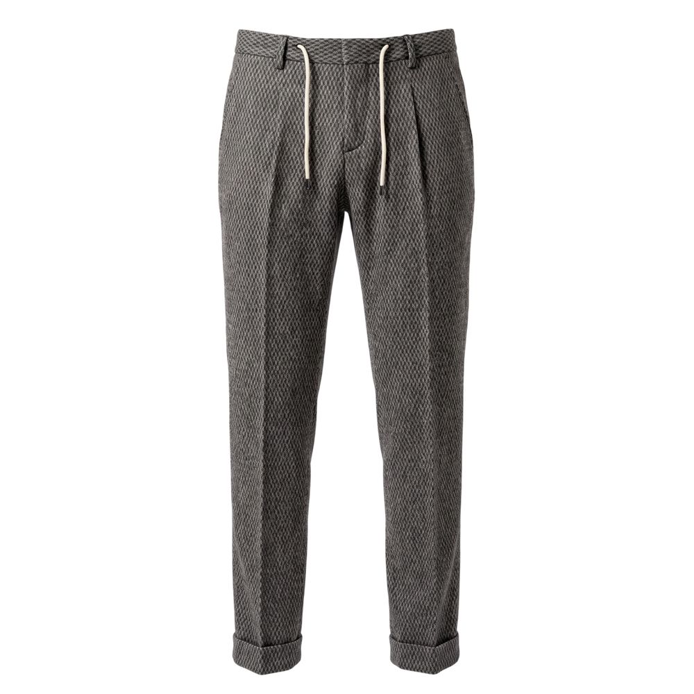 Black Rayon Men Pant
