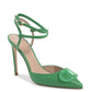 Bicolor Leather High Heel Pumps
