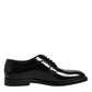 Black Calfskin Oxfords And Derbies