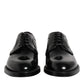 Black Calfskin Oxfords And Derbies