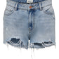 Blue Denim Shorts
