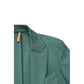Green Viscose Men Jacket