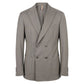 Grey Viscose Men Jacket