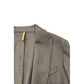 Grey Viscose Men Jacket