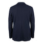 Blue Polyester Men Jacket
