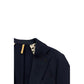 Blue Polyester Men Jacket