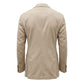 Beige Viscose Men Jacket