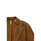 Brown Viscose Men Jacket